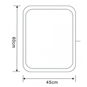 Огледало за баня 50x70 см Кристал ICM 1009/50 INTER CERAMIC - Thumbnail 5