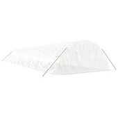 Оранжерия със стоманена рамка бяла 90 м² 18x5x2,3 м - Thumbnail 5