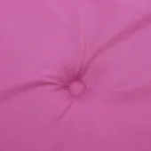 Възглавница за градинска пейка 200x50x4 см - розова - текстил - VL361206 - Thumbnail 5