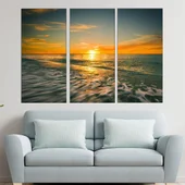 Залез над Тихи океан - картина пано за стена - Thumbnail 2