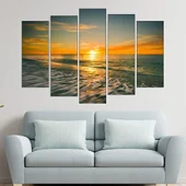 Залез над Тихи океан - картина пано за стена - Thumbnail 3