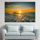 Залез над Тихи океан - картина пано за стена - Thumbnail 1