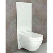 Структура за вграждане тоалетна чиния панел бяло стъкло BOCCHI - Thumbnail 1