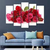 Букет от червени рози - картина пано за стена - Thumbnail 3