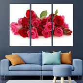 Букет от червени рози - картина пано за стена - Thumbnail 2