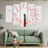 Четка и пръски боя - картина пано за стена - Thumbnail 3