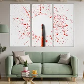 Четка и пръски боя - картина пано за стена - Thumbnail 2