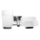 Сапунерка за баня и поставка за четки за зъби Quattro KAPITAN - Thumbnail 1