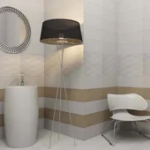 Фаянс 20x50 см Ардос уайт 5654 KAI - Thumbnail 1