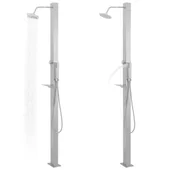 Градински душ - 210 см, неръждаема стомана, прав - Thumbnail 5