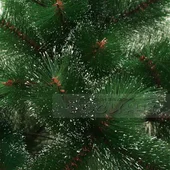 Коледна зелена елха с бели връхчета 90 см - Thumbnail 2