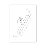 LED осветително тяло за баня  30х9.8х5см хром INTER CERAMIC - Thumbnail 2