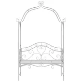 Пейка Бяла Метал 121 x 48 x 200 см Декоративни инкрустации - VL42008120 - Thumbnail 6