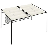 Шатра с прибиращ се покрив, 3x4x2,3 м, кремава, 180 г/м² - Thumbnail 5