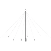 Светеща коледна елха, за закрито/открито, 576 LED, синя, 3,6 м - Thumbnail 3