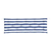 Възглавници за външни пейки 2 бр синьо-бели 150x50x7 см плат - VL361709 - Thumbnail 6