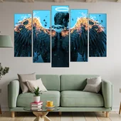 Ангел с горящи крила - картина пано за стена - Thumbnail 3