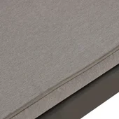 Градинска лаундж пейка с възглавници, пластмаса, сива - VL315849 - Thumbnail 5