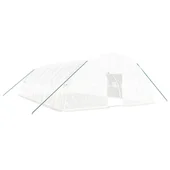 Оранжерия със стоманена рамка бяла 60 м² 10x6x2,85 м - Thumbnail 1