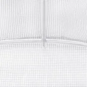 Оранжерия със стоманена рамка бяла 60 м² 10x6x2,85 м - Thumbnail 8