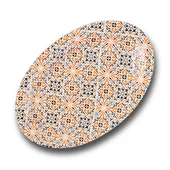 Плато за сервиране Maiolica orange 35 см NAVA - Thumbnail 1