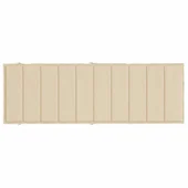 Шалте за шезлонг - бежово - 186x58x4 см - Оксфорд плат - VL314161 - Thumbnail 5