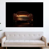 Зластиста кола - Aston Martin - картина пано за стена - Thumbnail 1