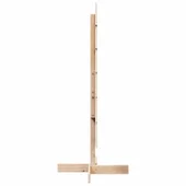 Дървена коледна елха 120 см масивно чамово дърво - Thumbnail 4