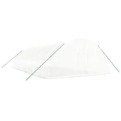 Оранжерия със стоманена рамка бяла 72 м² 12x6x2,85 м - Thumbnail 2