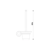 Четка за тоалетна чиния "сахара" , inter ceramic - Thumbnail 2