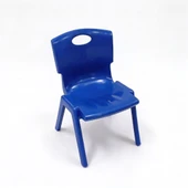 Детски стол син MEVSIM PLASTIC - Thumbnail 1