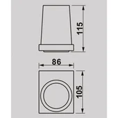 Поставка за четки за зъби Ерин INTER CERAMIC - Thumbnail 2