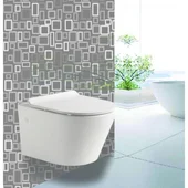 Стенна тоалетна чиния icc 4863 slim seat - Thumbnail 1