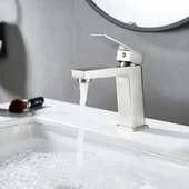 Стоящ смесител за баня Елинор Brush Nickel INTER CERAMIC - Thumbnail 1