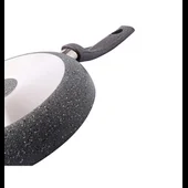 Тиган с гранитно покритие и стъклен капак 26 см SN086 MENZIR - Thumbnail 3