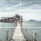 Декор 60x100 см Виола мечтание 6 бр. к-кт 2492 KAI - Thumbnail 1