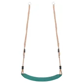 Детска люлка с регулируема дължина на въжето зелена - Thumbnail 3
