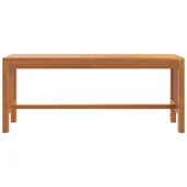 Градинска пейка, 110 см, масивно дърво евкалипт - VL363288 - Thumbnail 3