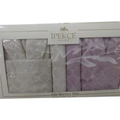 Комплект халати за баня с кърпи 6 части Dilay IPEKCE - Thumbnail 2