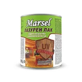 Лазурен лак за дърво кестен 2.5 л MARSEL - Thumbnail 1