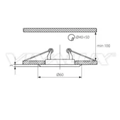 Луна хром 12V VIVALUX - Thumbnail 2
