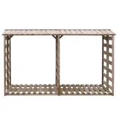 Навес за дърва за огрев, 300x90x176 cм, импрегниран бор - Thumbnail 2