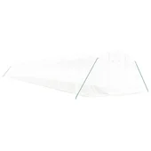 Оранжерия със стоманена рамка бяла 66 м² 22x3x2 м - Thumbnail 2