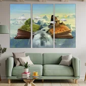 Природата като отворена книга - картина пано за стена - Thumbnail 2