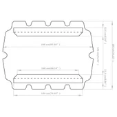 Резервен покрив за градинска люлка теракота 188/168x110/145 cм - Thumbnail 5