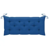 Сгъваема градинска пейка с възглавница, 118 см, бамбук - VL3063874 - Thumbnail 7