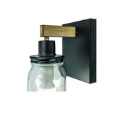 Аплик Фраско черен/дърво DREAM LIGHTS - Thumbnail 3