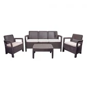 Градински комплект от PVC ратан 4 части set 3 Tarifa ALLIBERT - Thumbnail 1