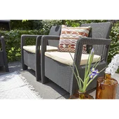 Градински комплект от PVC ратан 4 части set 3 Tarifa ALLIBERT - Thumbnail 3