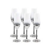 Комплект от 6 чаши за вино 235 мл Преливащ металик - Thumbnail 1